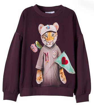 Maxi printed cotton jersey sweatshirt | Molo