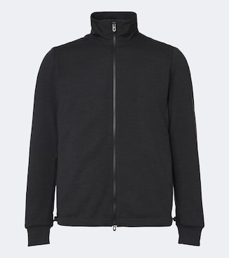 Explorer wool-blend jersey ski sweatshirt | Sease