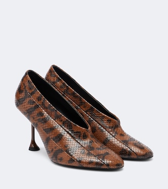 Tee snake-effect leather pumps | Proenza Schouler