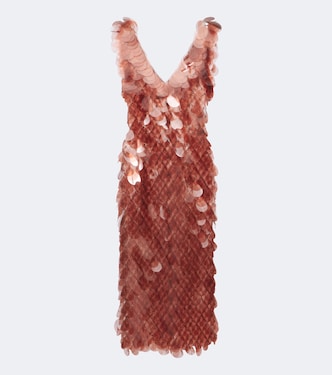 Abito midi con paillettes | Rabanne