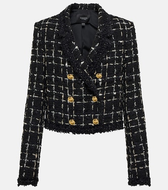Checked cropped tweed jacket | Giambattista Valli