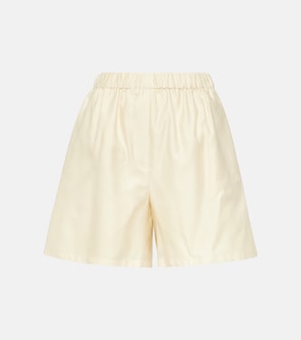 Piadena high-rise cotton shorts | Max Mara