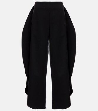 Wool grain de poudre balloon pants | Alaïa