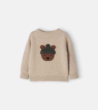Baby Denn Bear wool sweater | Donsje