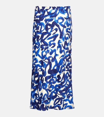 Printed midi skirt | Dries Van Noten