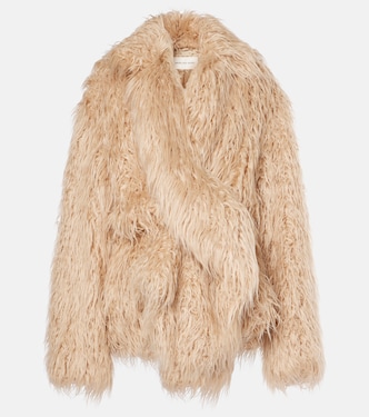 Mantel aus Faux Fur | Dries Van Noten