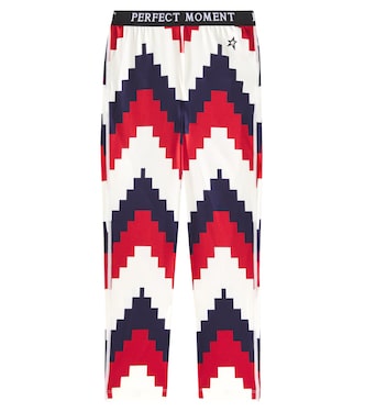 Logo chevron jersey leggings | Perfect Moment Kids