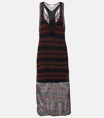 Robe Pimento rayée en coton | Anna Kosturova