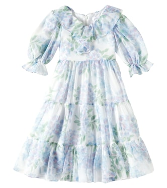 Party floral tulle tiered dress | Patachou