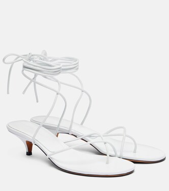 Slash Tie 40 leather sandals | Proenza Schouler