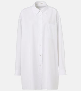 Victoria oversized cotton poplin shirt | The Row