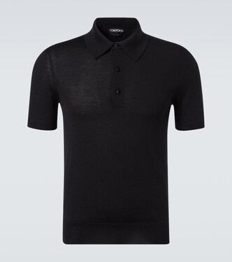 Cashmere and silk polo shirt | Tom Ford