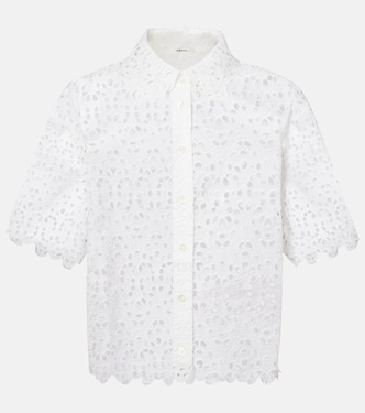 The Deco Eyelet cotton shirt | Frame