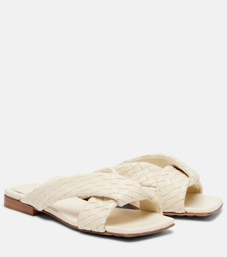 Riva Intrecciato leather sandals | Bottega Veneta