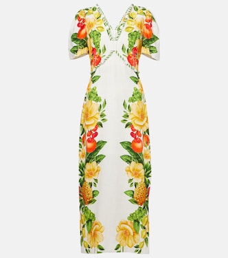 Floral linen maxi dress | Farm Rio