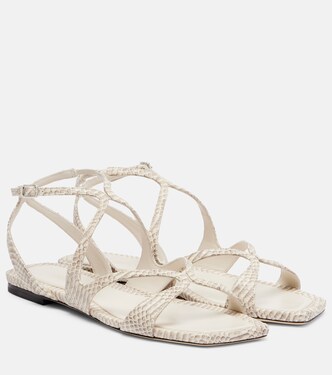 Sandali Ayla in pelle stampata | Jimmy Choo