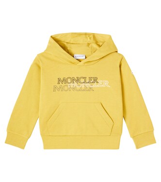 Logo cotton jersey hoodie | Moncler Enfant