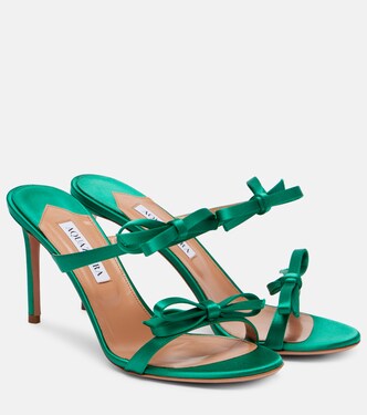 Sandalen Soave 85 aus Satin | Aquazzura