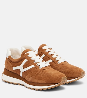 Valentina corduroy suede sneakers | Veronica Beard