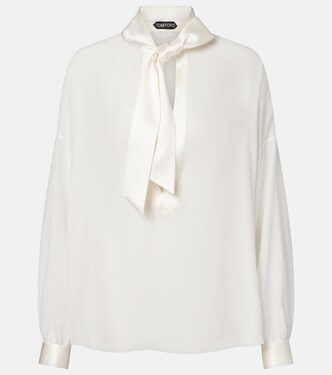 Silk crêpe de chine blouse | Tom Ford