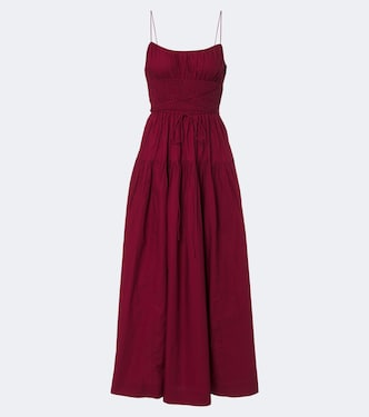 Safia cotton poplin maxi dress | Dôen