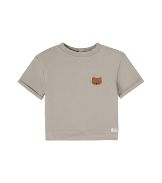 Baby Jarne embroidered cotton T-shirt | Donsje