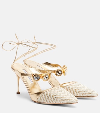 Pumps Soria mit Metallic-Leder | Manolo Blahnik