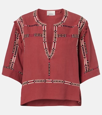 Fiosa embroidered silk blouse | Isabel Marant