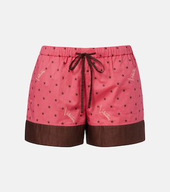 Printed cotton shorts | Valentino