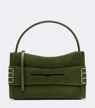 Sac porté épaule Loafer Small en daim | JW Anderson
