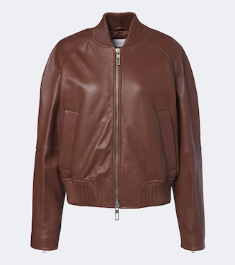 Leather bomber jacket | Sportmax
