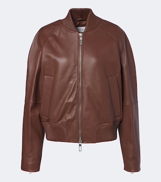 Leather bomber jacket | Sportmax