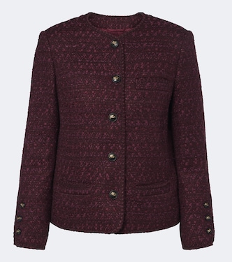 Wool-blend tweed cardigan | Etro