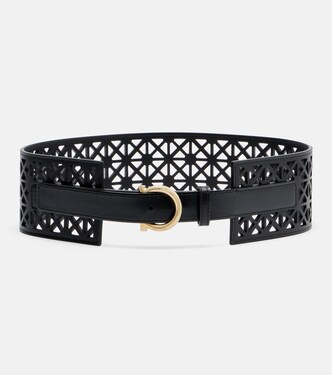 Gancini leather belt | Ferragamo