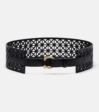 Gancini leather belt | Ferragamo