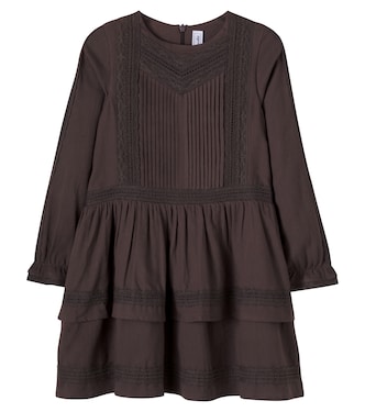 Lace-trimmed cotton dress | Tartine et Chocolat