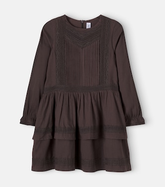 Lace-trimmed cotton dress | Tartine et Chocolat