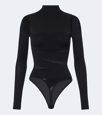 Infinite Wrap sheer bodysuit | Wolford