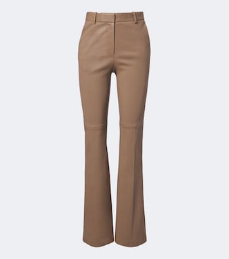 Tafira leather flared pants | Joseph