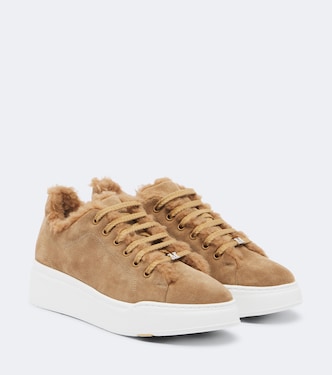 Suede low-top sneakers | Max Mara