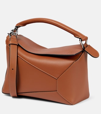 Puzzle Edge 스몰 레더 토트 백 | Loewe