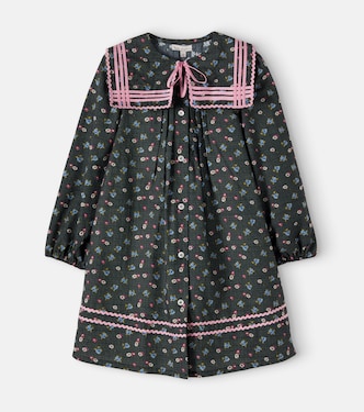 Robe Anna en coton à fleurs | Bebe Organic