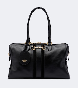 Borsa bowling Borsetto Large in pelle | Gucci