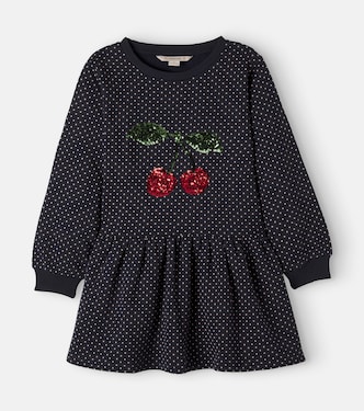 Lou polka-dot cotton jersey sweater dress  | Konges Sløjd