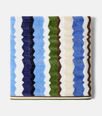 Eva Zigzag cotton terry bath sheet | Missoni