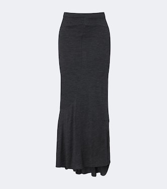 Maxirock aus Woll-Jersey | Junya Watanabe