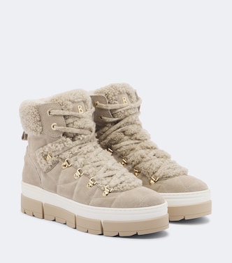 Vaduz shearling and suede ankle boots | Bogner