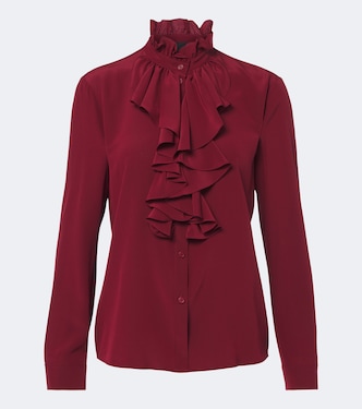 Ruffled silk blouse | Nili Lotan
