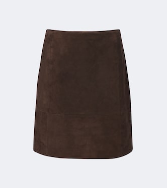 Suede miniskirt  | Vince