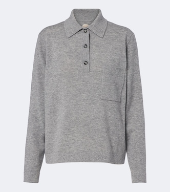 Wool and cashmere polo sweater | Jardin des Orangers